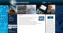 Desktop Screenshot of gamaelectronica.com